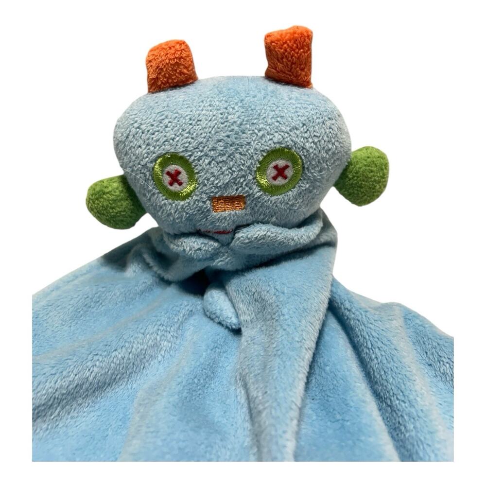ANGEL DEAR Robot Alien Monster Baby LOVEY Security Blanket Blue Plush